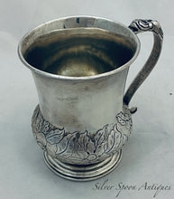 Load image into Gallery viewer, Indian Colonial Silver Mug, Pittar &amp; Co, Calcutta, 1825-1848