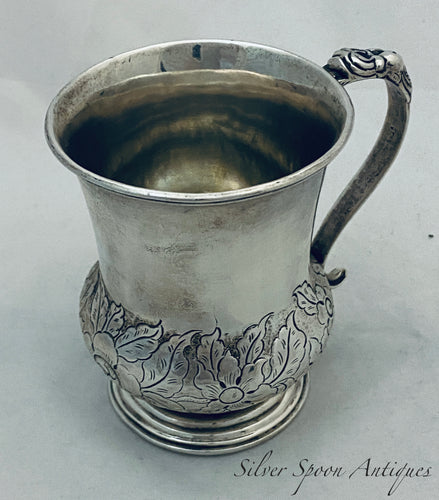Indian Colonial Silver Mug, Pittar & Co, Calcutta, 1825-1848
