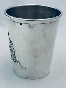 Stunning French Silver Beaker, Alphonse Debain, Paris, 1883-1911