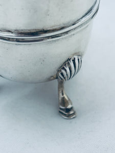 Small English Sterling Milk Jug & Sugar Bowl, London, 1902