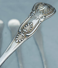 Load image into Gallery viewer, Set of Six Scottish Kings Pattern Dessert Spoons, Robert Gray &amp; Son, Glasgow, 1835