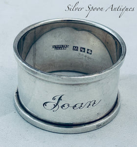 Queensland Sterling Serviette Ring, FJ Mole, 1950s