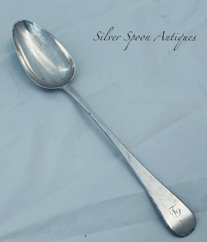 Scottish Sterling Basting Spoon, WC, Edinburgh, 1829