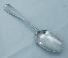 Load image into Gallery viewer, English Sterling Fancy Back Tablespoon, London, c.1760s