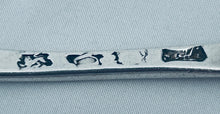 Load image into Gallery viewer, English Sterling Fancy Back Tablespoon, London, c.1760s