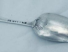 Load image into Gallery viewer, English Sterling Fancy Back Tablespoon, London, c.1760s