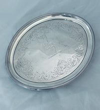 Load image into Gallery viewer, Mid-sized Georgian Sterling Card Tray, Bateman Family, London, 1799