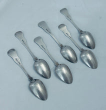 Load image into Gallery viewer, Set of 6 Kings Pattern Variant Scottish Teaspoons, George White, Glasgow, 1833