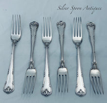 Load image into Gallery viewer, Set of 6 Danish silver forks, Carl Cohr, Copenhagen, 1946