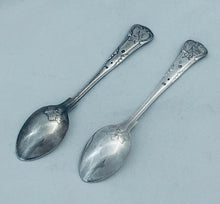 Load image into Gallery viewer, Set of 10 Danish silver teaspoons, Carl Cohr, Copenhagen, 1946