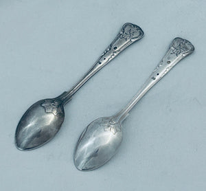 Set of 10 Danish silver teaspoons, Carl Cohr, Copenhagen, 1946