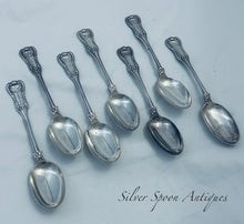 Load image into Gallery viewer, Set of 7 Scottish Kings Pattern Variant Tablespoons, Mitchell &amp; Sons, Glasgow, 1822