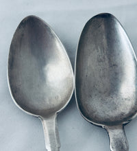 Load image into Gallery viewer, Two Russian silver spoons, 1880