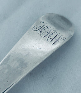 English Sterling Tablespoon, Hester Bateman, London, 1782