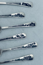 Load image into Gallery viewer, Set of Six Iraqi Silver Coffee Spoons, c.1920s-40s