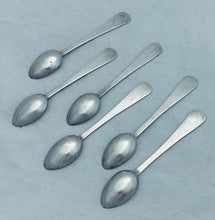 Load image into Gallery viewer, Set of Six Iraqi Silver Coffee Spoons, c.1920s-40s