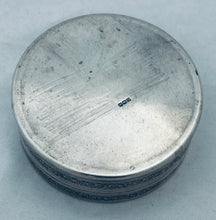 Load image into Gallery viewer, Egyptian silver round lidded box, Beni Souef or Cairo, 1941-42