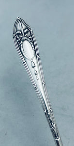 Heavy English Asparagus Scoop, Roberts & Belk, Sheffield, 1915