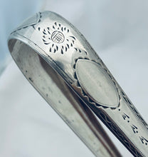 Load image into Gallery viewer, Pair of Irish Sterling Sugar Tongs, John Shiels, Dublin, c.1790