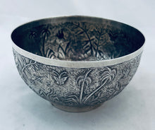 Load image into Gallery viewer, Aesthetic Movement Indian Silver Bowl, Arlington &amp; Co, Calcutta, c.1880