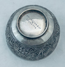 Load image into Gallery viewer, Aesthetic Movement Indian Silver Bowl, Arlington &amp; Co, Calcutta, c.1880