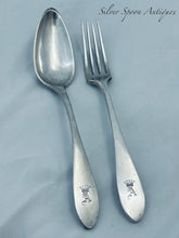 Load image into Gallery viewer, Early heavy set of Austro-Hungarian Spoons and Forks, Vienna, c.1810-1815