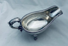 Load image into Gallery viewer, Victorian English Sterling Sauce Boat, Edward &amp; John Barnard, London, 1864