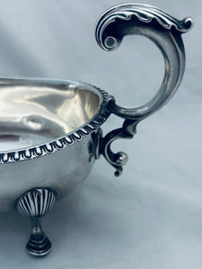 Victorian English Sterling Sauce Boat, Edward & John Barnard, London, 1864