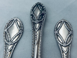 English Sterling Childs Set, Chawner and Co, London, 1857