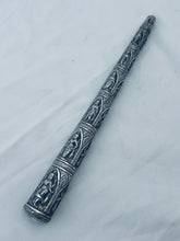 Load image into Gallery viewer, Large Indian Swami Silver Umbrella Handle, Madras, c.1900