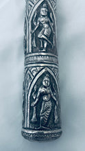 Load image into Gallery viewer, Large Indian Swami Silver Umbrella Handle, Madras, c.1900