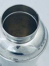 Load image into Gallery viewer, English Art Deco Sterling Cocktail Shaker, Adie Brothers Ltd, Birmingham, 1937