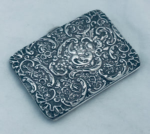 Lovely English Sterling Silver Purse, Horton & Allday, Birmingham, 1897