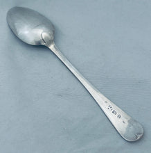 Load image into Gallery viewer, English Provincial Sterling Bright-Cut Table Spoon, Joseph Hicks, Exeter, c.1800