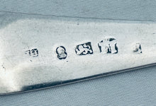 Load image into Gallery viewer, English Provincial Sterling Bright-Cut Table Spoon, Joseph Hicks, Exeter, c.1800